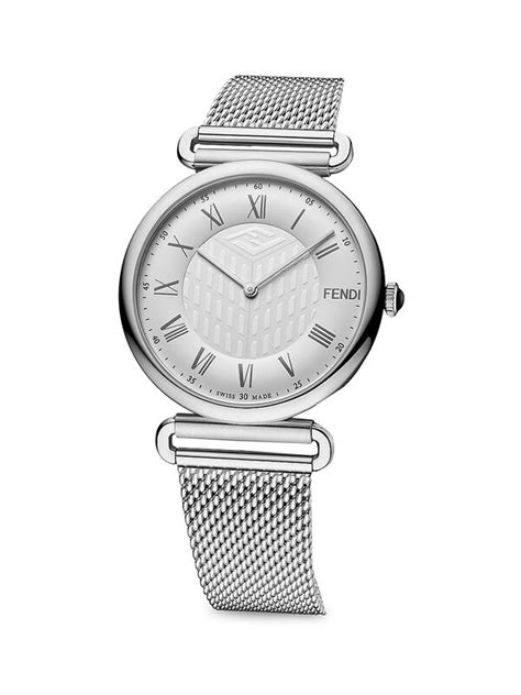 fendi palazzo watch|Fendi Timepieces Palazzo Stainless Steel Mesh .